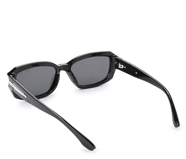 French Connection Mens Rectangle Sunglasses - Black On Brown Frame, 100% UV Protection - View #5