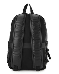 Distressed Leather Cityform Backpack - Black