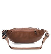 Distressed Leather Essential Bumbag - Camel