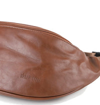 Distressed Leather Essential Bumbag - Camel