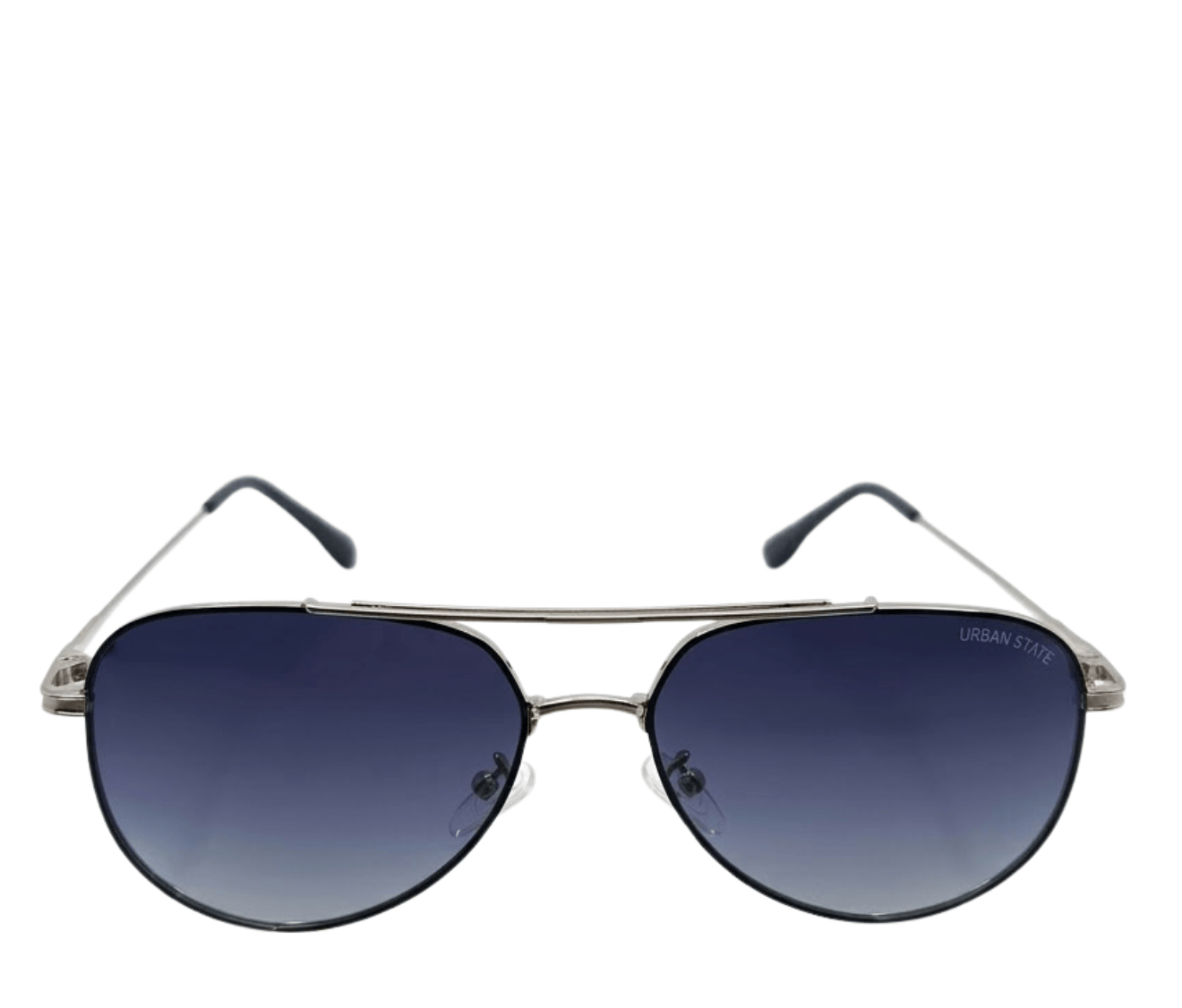 Polarized Aero Aviator Frame Sunglasses - Multi Silver