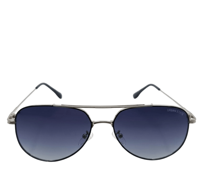 Polarized Aero Aviator Frame Sunglasses - Multi Silver