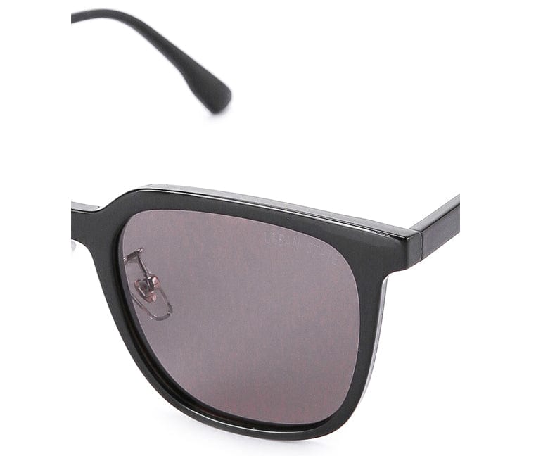 Polarized Plastic Frame Fresco Square Sunglasses - Brown Black
