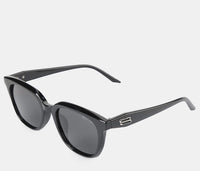 Polarized Atlas Square Frame Sunglasses - Black Black