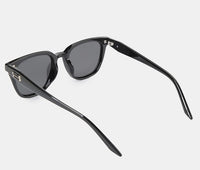 Polarized Atlas Square Frame Sunglasses - Black Black