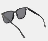 Polarized Crosby Square Frame Sunglasses - Black Black