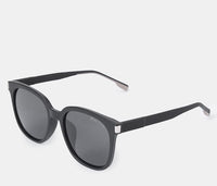 Polarized Mercer Square Frame Sunglasses - Black Black