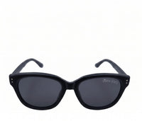 Polarized Monterey Square Frame Sunglasses - Black Matte