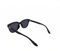 Polarized Monterey Square Frame Sunglasses - Black Matte