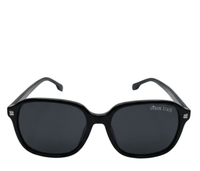 Polarized Sloane Square Frame Sunglasses - Black Black