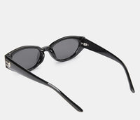 Polarized Blair Cateye Frame Sunglasses - Black Black