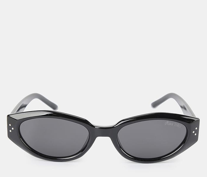 Polarized Blair Cateye Frame Sunglasses - Black Black