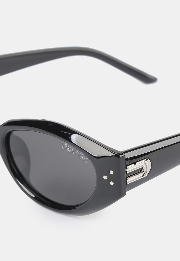 Polarized Blair Cateye Frame Sunglasses - Black Black