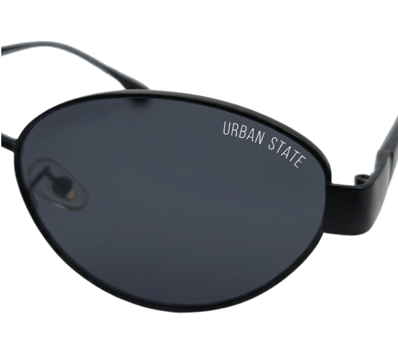 Polarized Verve Cateye Frame Sunglasses - Black Black