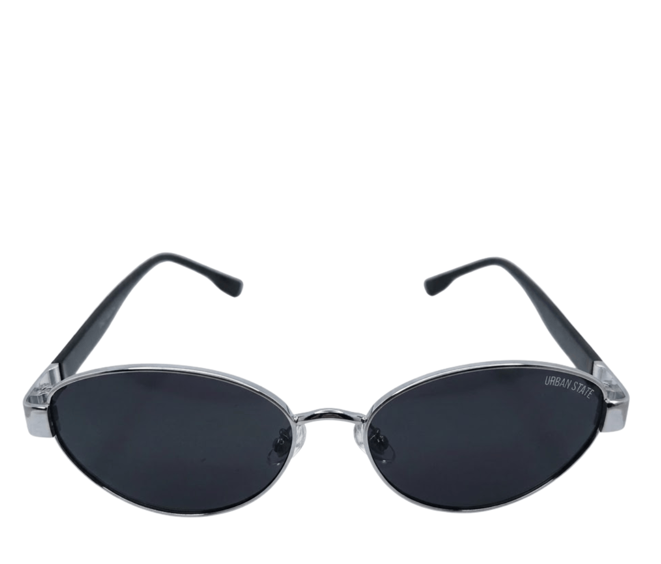 Polarized Verve Cateye Frame Sunglasses - Black Silver