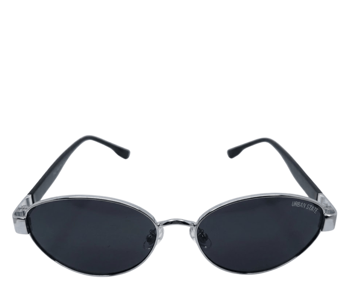 Polarized Verve Cateye Frame Sunglasses - Black Silver