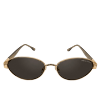 Polarized Verve Cateye Frame Sunglasses - Black Gold