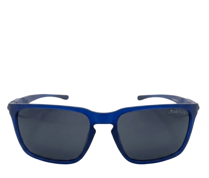 Trail Sport Sunglasses with Adjustable Anti-Slip Head Strap - Black Blue