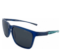 Trail Sport Sunglasses with Adjustable Anti-Slip Head Strap - Black Blue