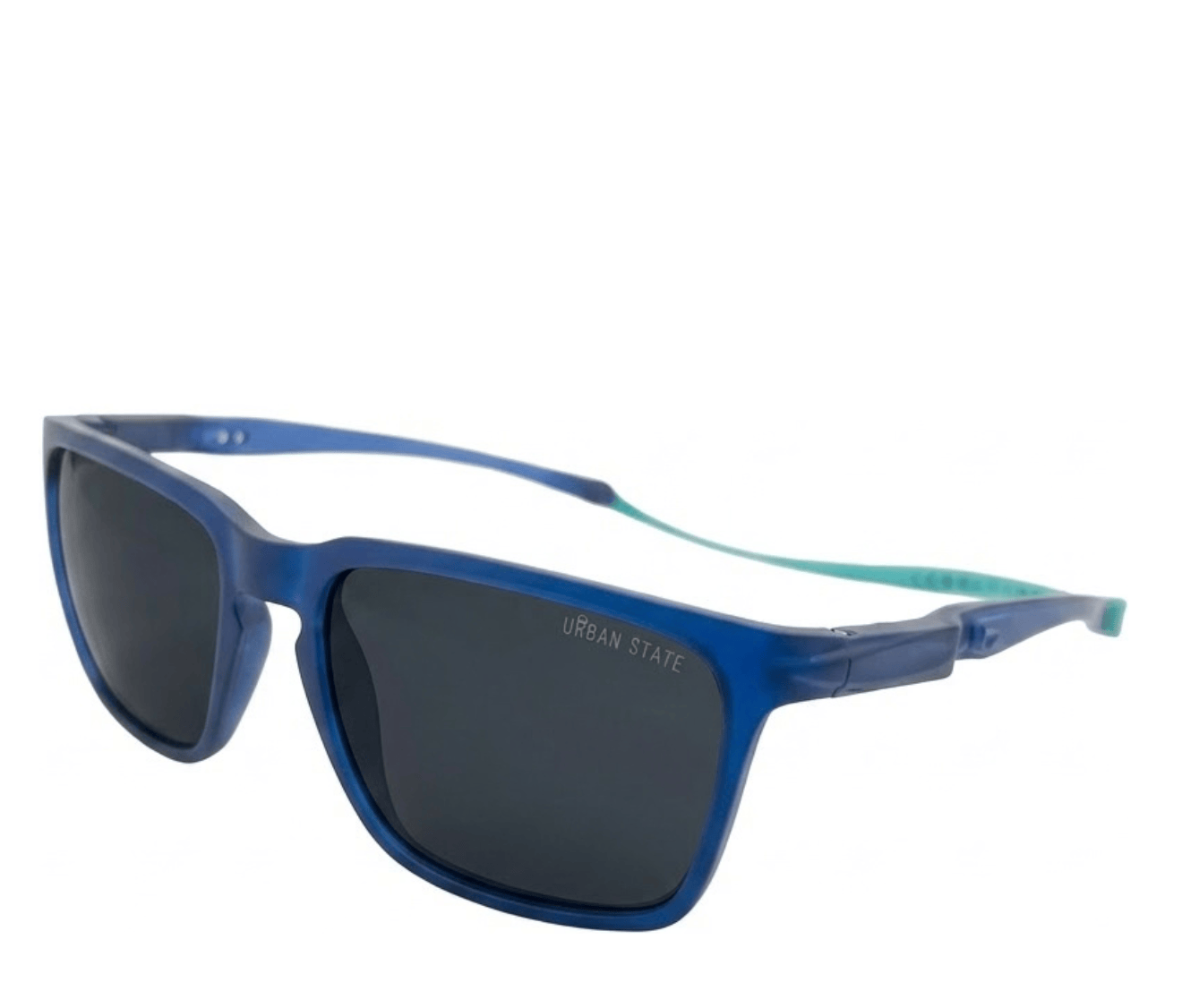Trail Sport Sunglasses with Adjustable Anti-Slip Head Strap - Black Blue