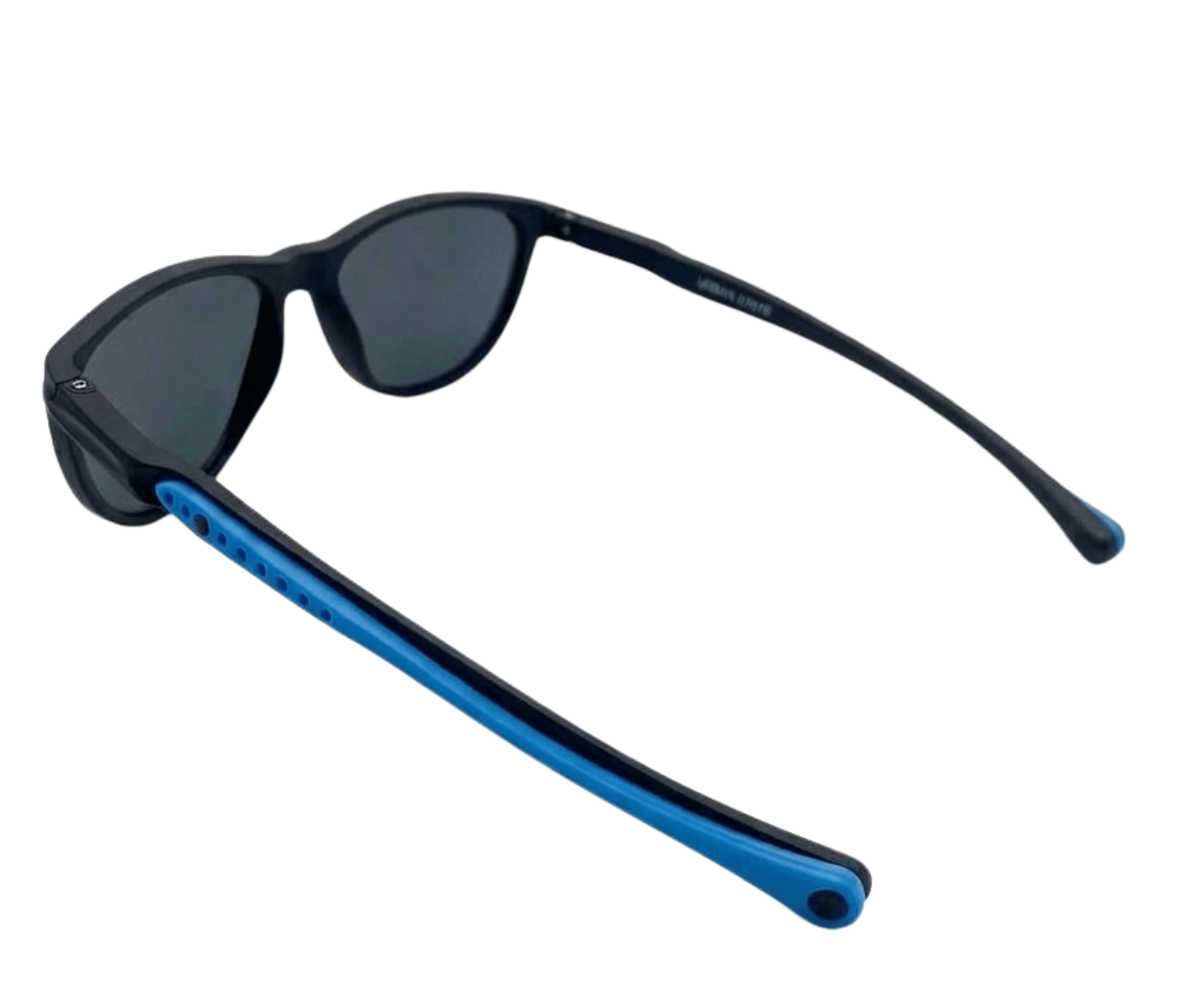 Stride Sport Sunglasses with Adjustable Anti-Slip Head Strap - Black Blue