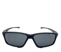 Grip Sport Sunglasses with Adjustable Anti-Slip Head Strap - Black Blue