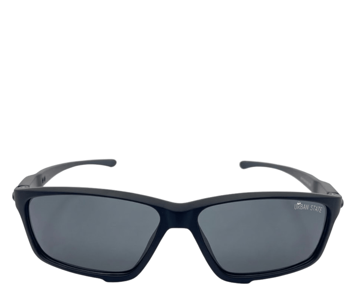 Grip Sport Sunglasses with Adjustable Anti-Slip Head Strap - Black Blue