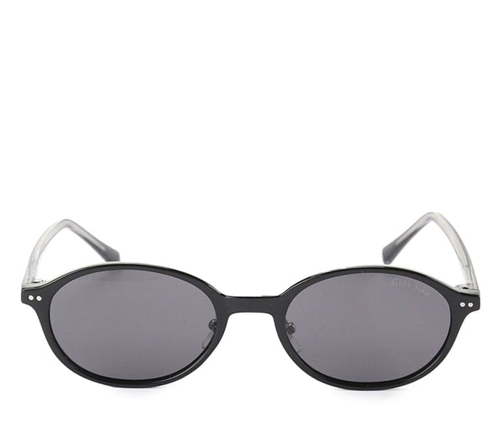 Polarized Plastic Frame Blink Oval Sunglasses - Black Black