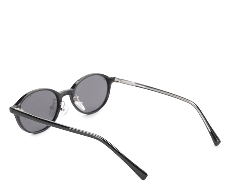 Polarized Plastic Frame Blink Oval Sunglasses - Black Black