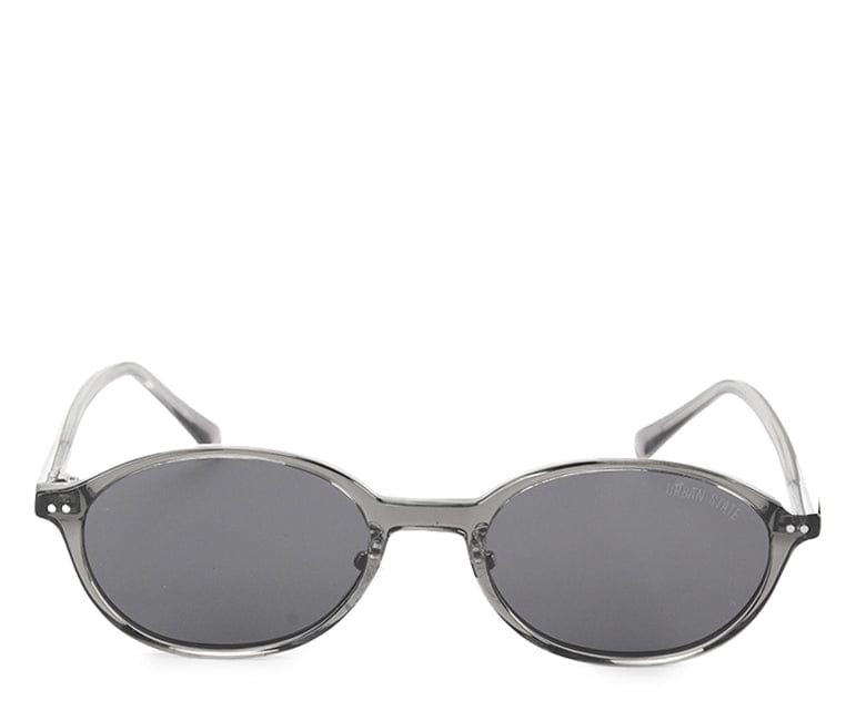 Polarized Plastic Frame Blink Oval Sunglasses - Black Clear