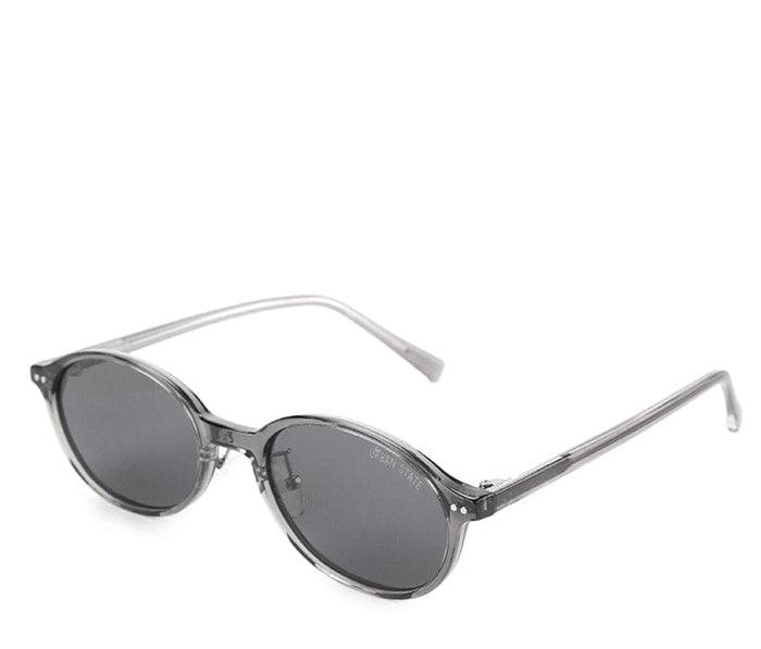 Polarized Plastic Frame Blink Oval Sunglasses - Black Clear