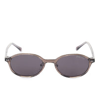 Polarized Plastic Frame Blink Oval Sunglasses - Brown Clear