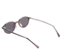 Polarized Plastic Frame Blink Oval Sunglasses - Brown Clear