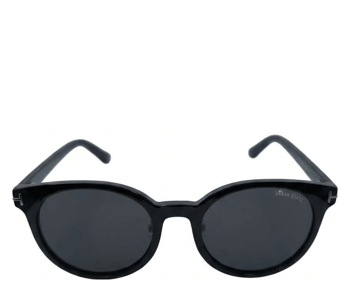 Polarized Cosmo Round Frame Sunglasses - Black Black
