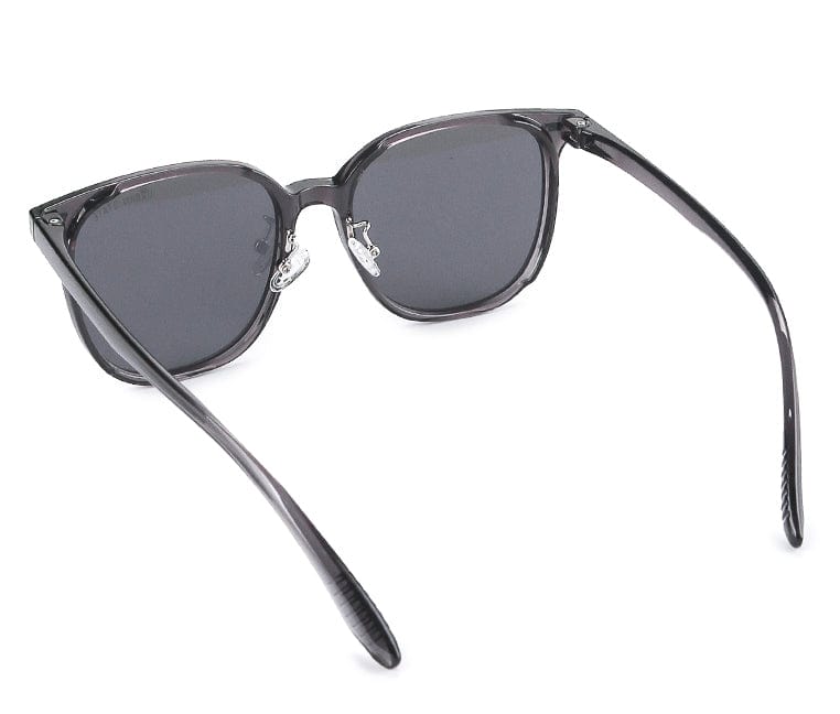 Polarized Plastic Frame Classic Square Sunglasses - Black Glossy
