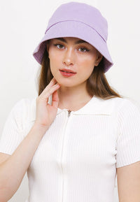 Everyday Cotton Bucket Hat - Purple