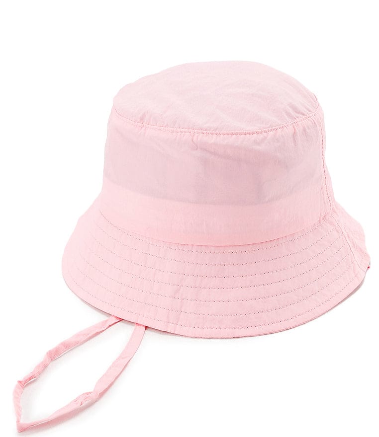 Poly Bucket Hat with String -  Pink