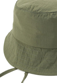 Poly Bucket Hat with String -  Army