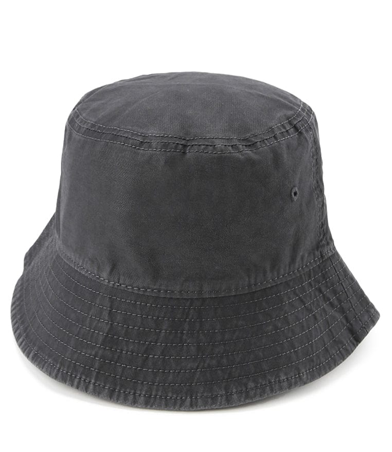 Washed Bucket Hat - Black