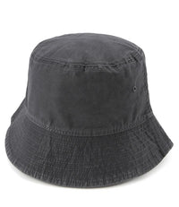 Washed Bucket Hat - Black