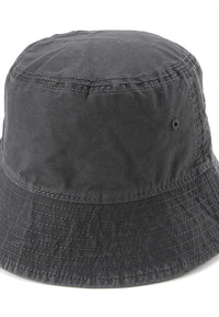 Washed Bucket Hat - Black