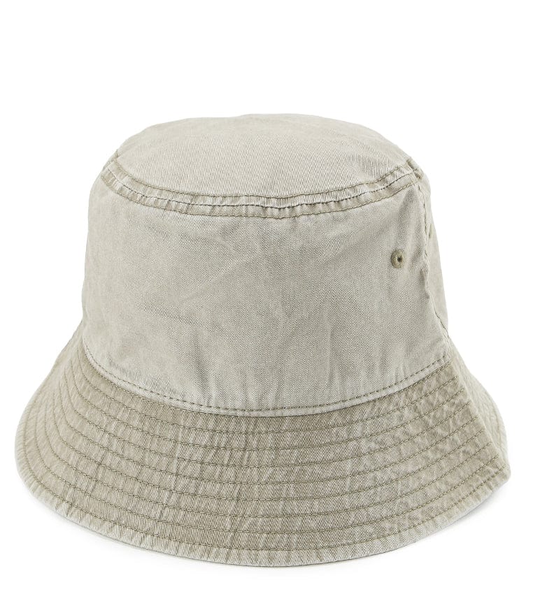 Washed Bucket Hat - Grey