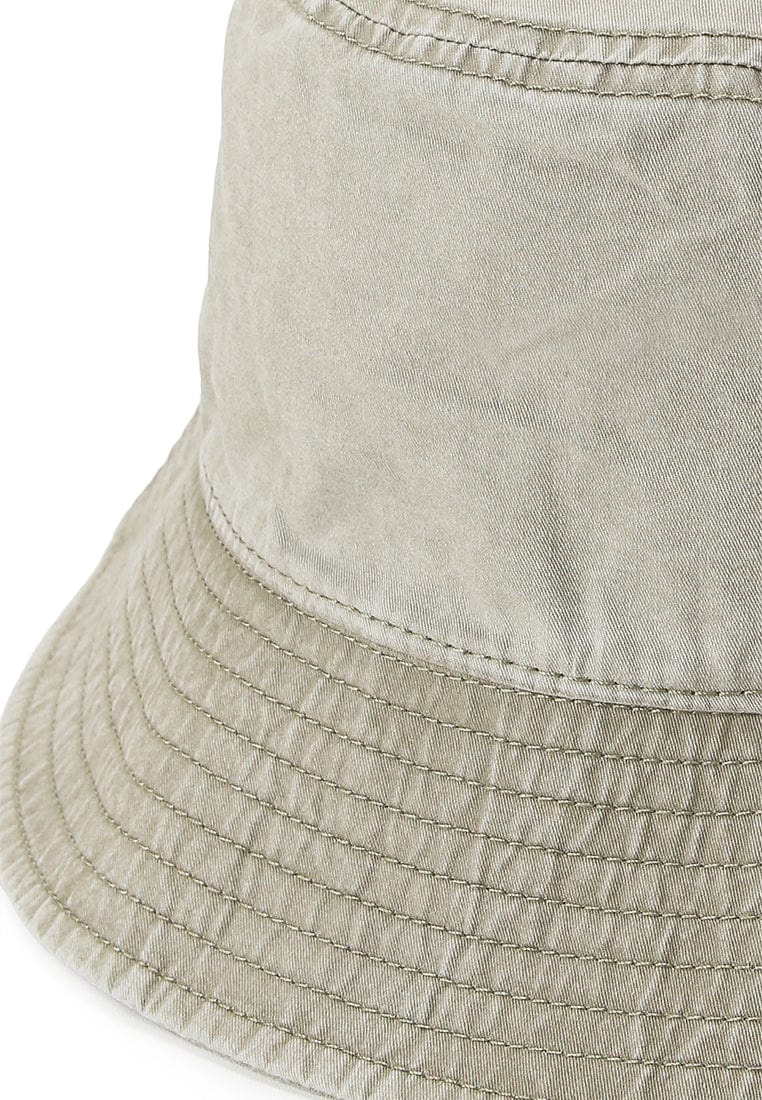 Washed Bucket Hat - Grey