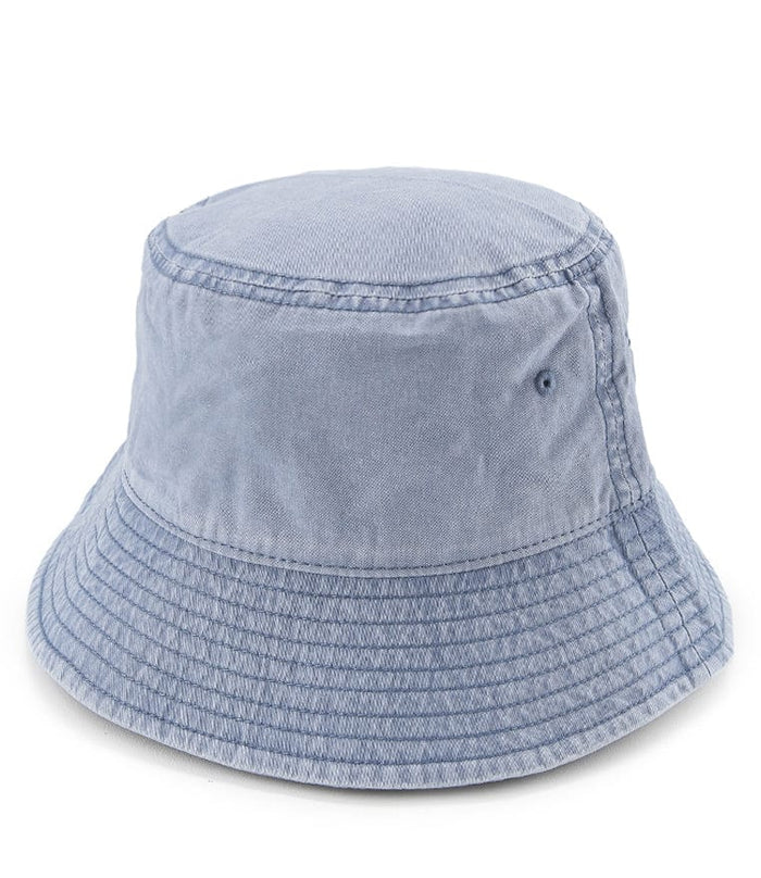 Washed Bucket Hat - Blue