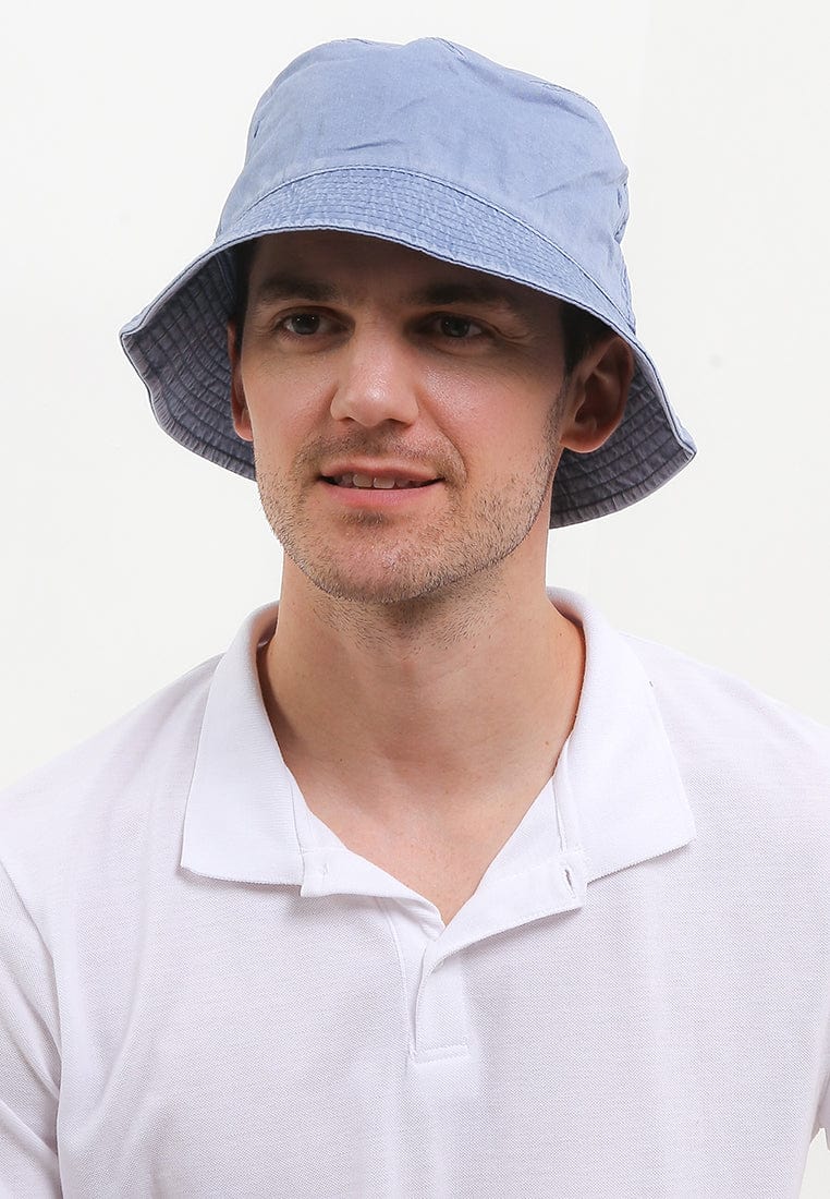 Washed Bucket Hat - Blue