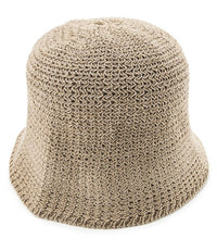 Crochet Bucket Hat - Beige