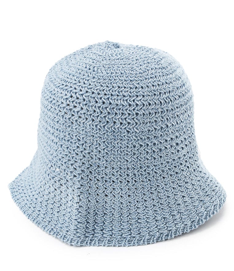 Crochet Bucket Hat - Blue