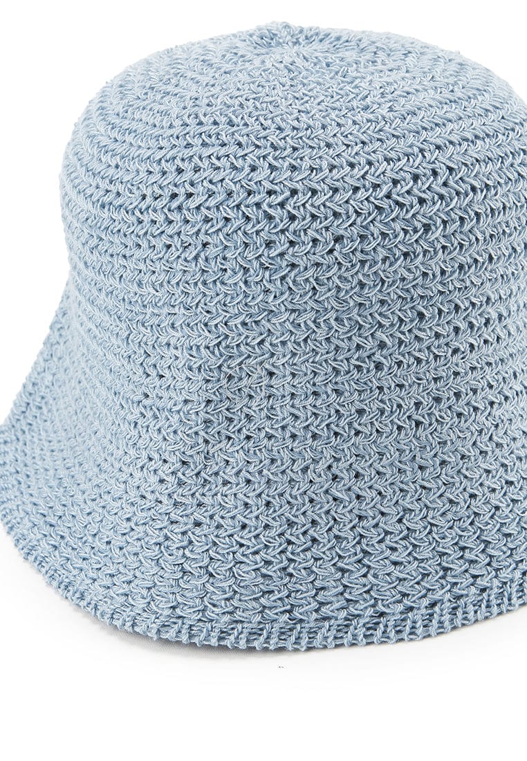 Crochet Bucket Hat - Blue