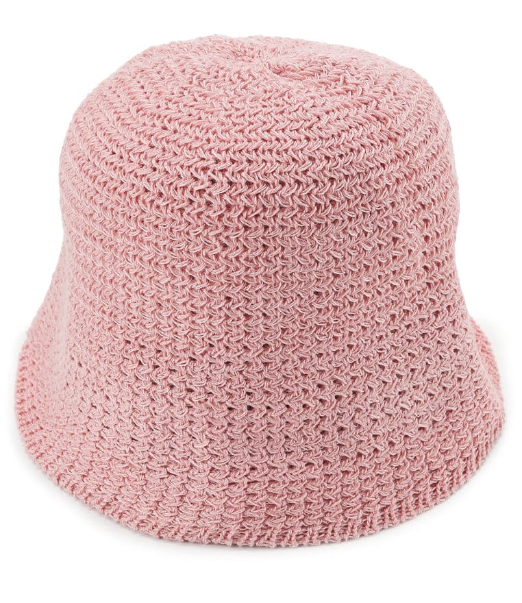 Crochet Bucket Hat - Pink