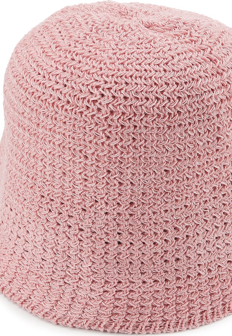 Crochet Bucket Hat - Pink